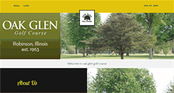 Desktop Screenshot of golfoakglen.com
